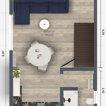 Mila 70qm Bis 5 Gaeste Mit Fass-sauna, Whirlpool April Bis Oktober, 75qm Terrasse Und Eingezaeunten Garten Haustiere Willkommen